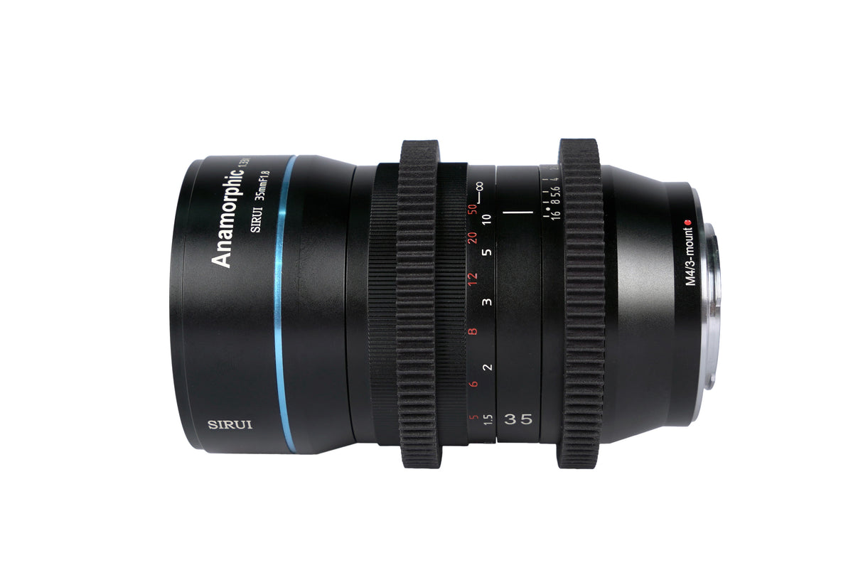 B-WARE SIRUI SR35 35mm f1.8 Anamorphes APS-C Objektiv 1.33x - for diverse Kameraanschlosse B-WARE