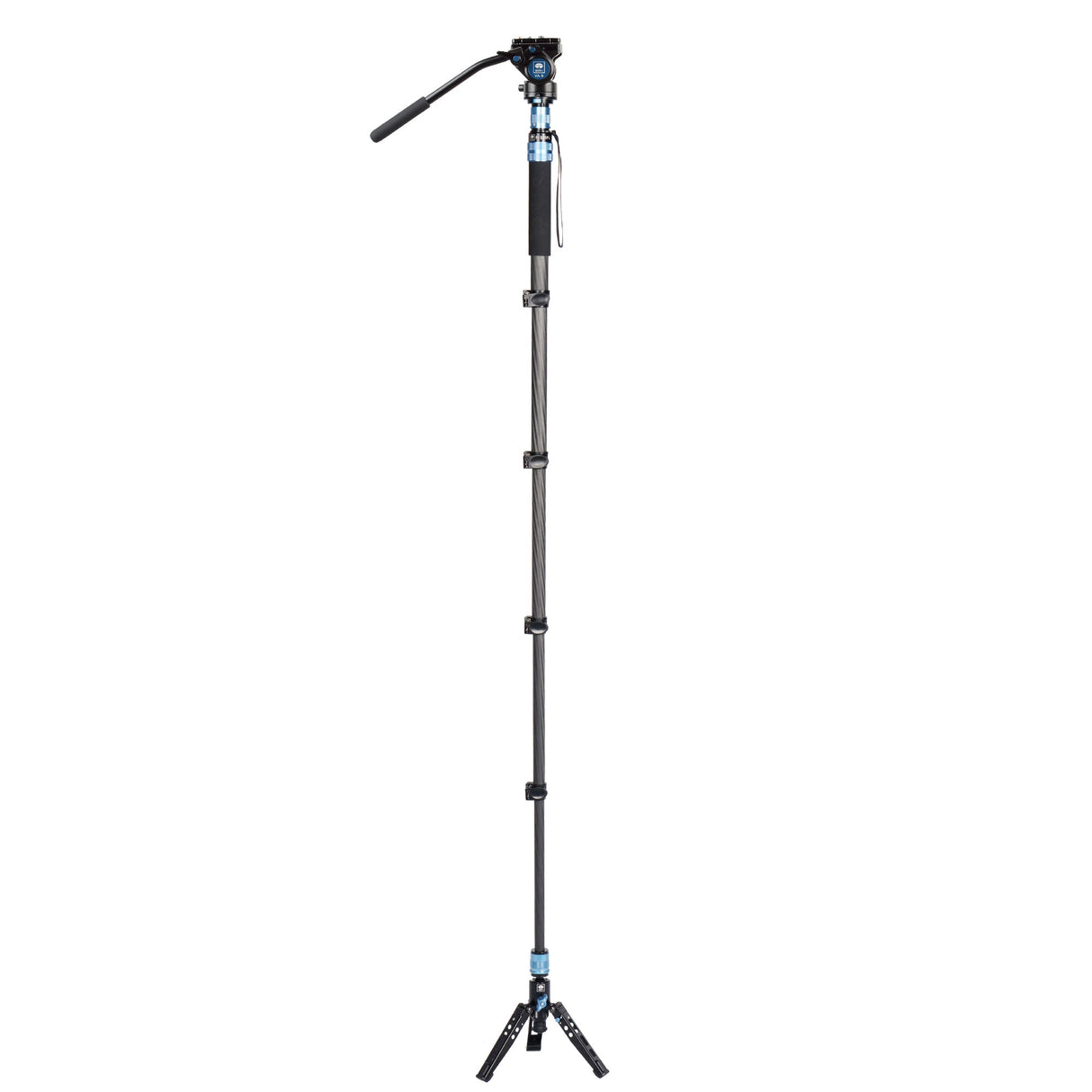 SIRUI P-325FL Trépied Monopode en Carbone 178 cm avec Étoile de Support + Tête Vidéo VA-5