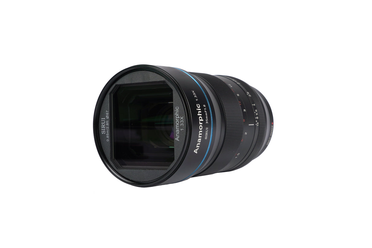 B-WARE SIRUI SR35 35mm f1.8 Anamorphes APS-C Objektiv 1.33x - for diverse Kameraanschlosse B-WARE