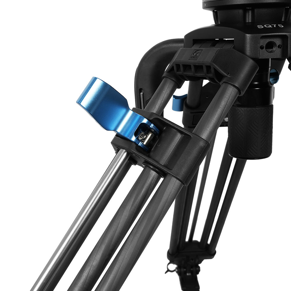 SQ75 Rapid System Heavy Duty Carbon Fiber Video Tripod Set with VHS-10 Professional Fluid Head