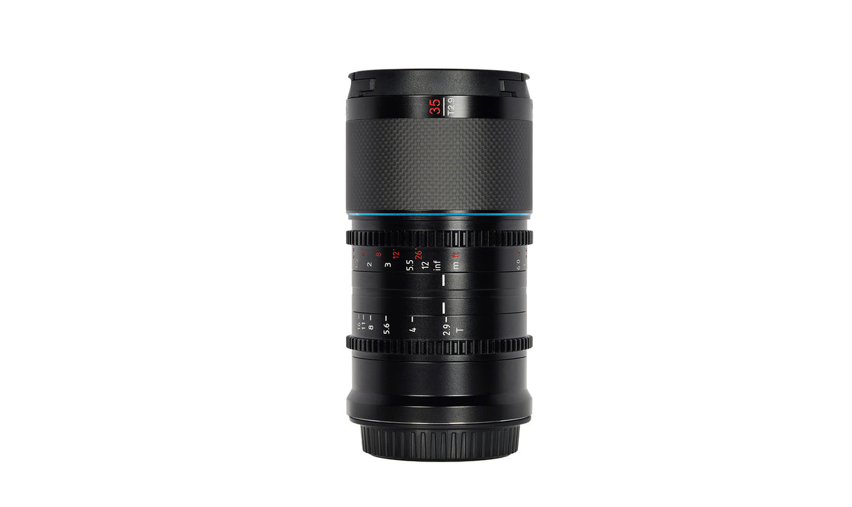 SIRUI Saturn 35/50/75mm T2.9 1.6x anamorphotes carbon full-frame lens - for various camera mounts