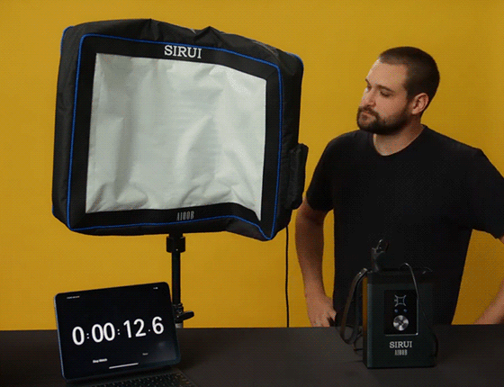 SIRUI A100B softbox bi-color inflable 68,5 x 50 cm con rejilla