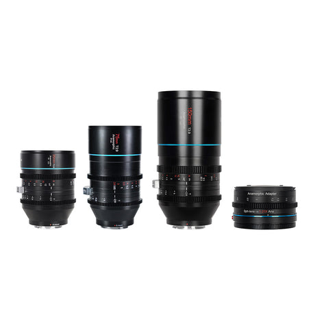 B-WARE SIRUI Venus Vollformat-Anamorphic-Kinoobjektiv B-WARE displayed in various sizes and types