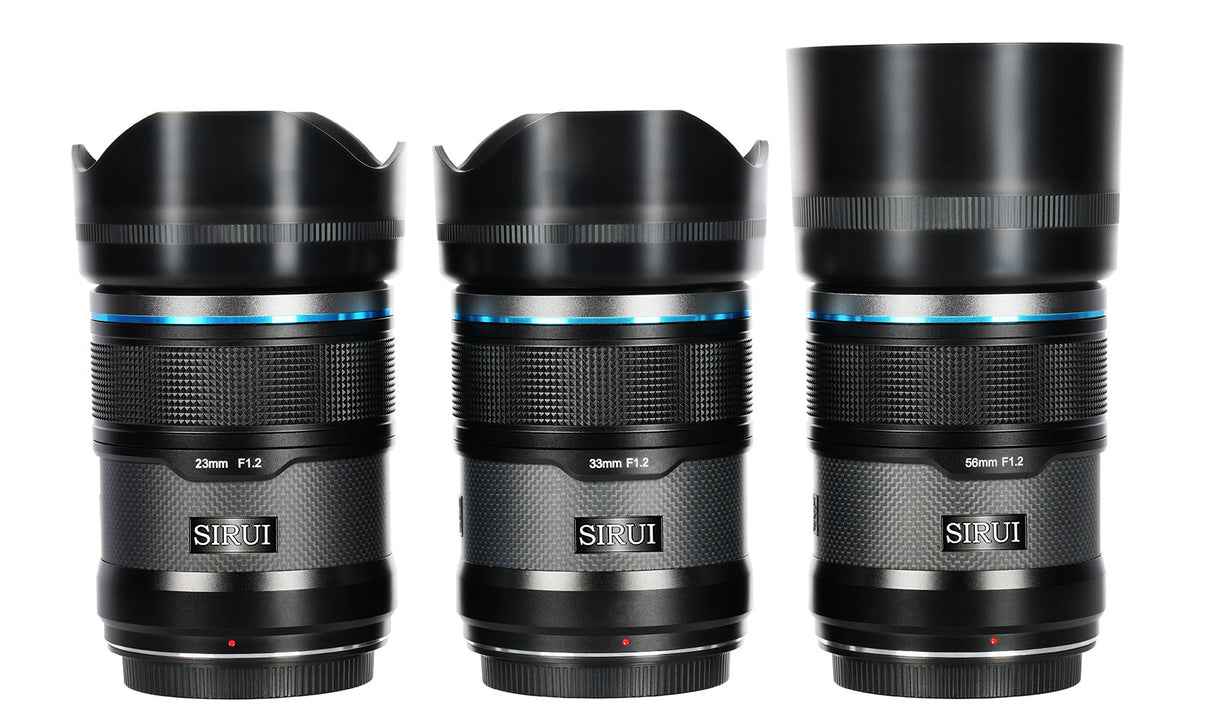 B-WARE SIRUI Sniper Serie F1.2 APS-C Format Autofokus-Objektiv-Set B-WARE