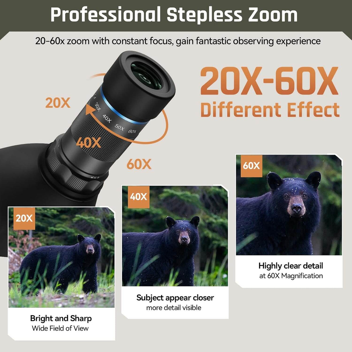 SIRUI Beyond S6080A Spektive Für Die Jagd & Beobachtung