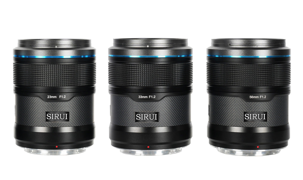 B-WARE SIRUI Sniper Serie F1.2 APS-C Format Autofokus-Objektiv-Set B-WARE