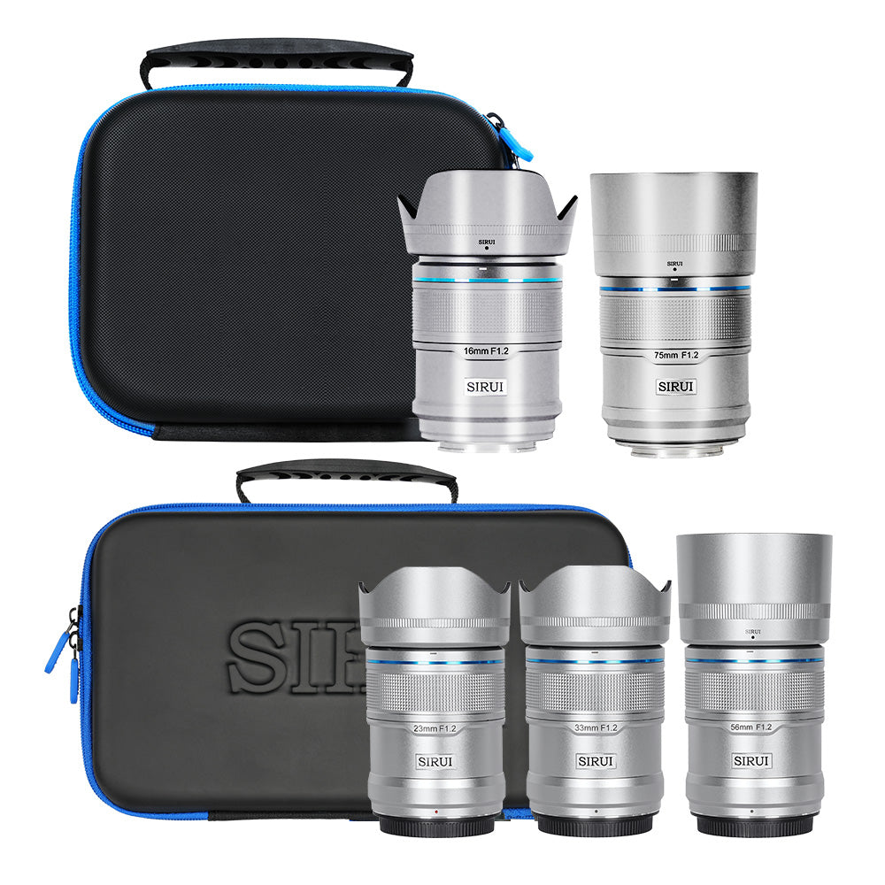 B-WARE SIRUI Sniper Serie F1.2 APS-C Format Autofokus-Objektiv-Set B-WARE