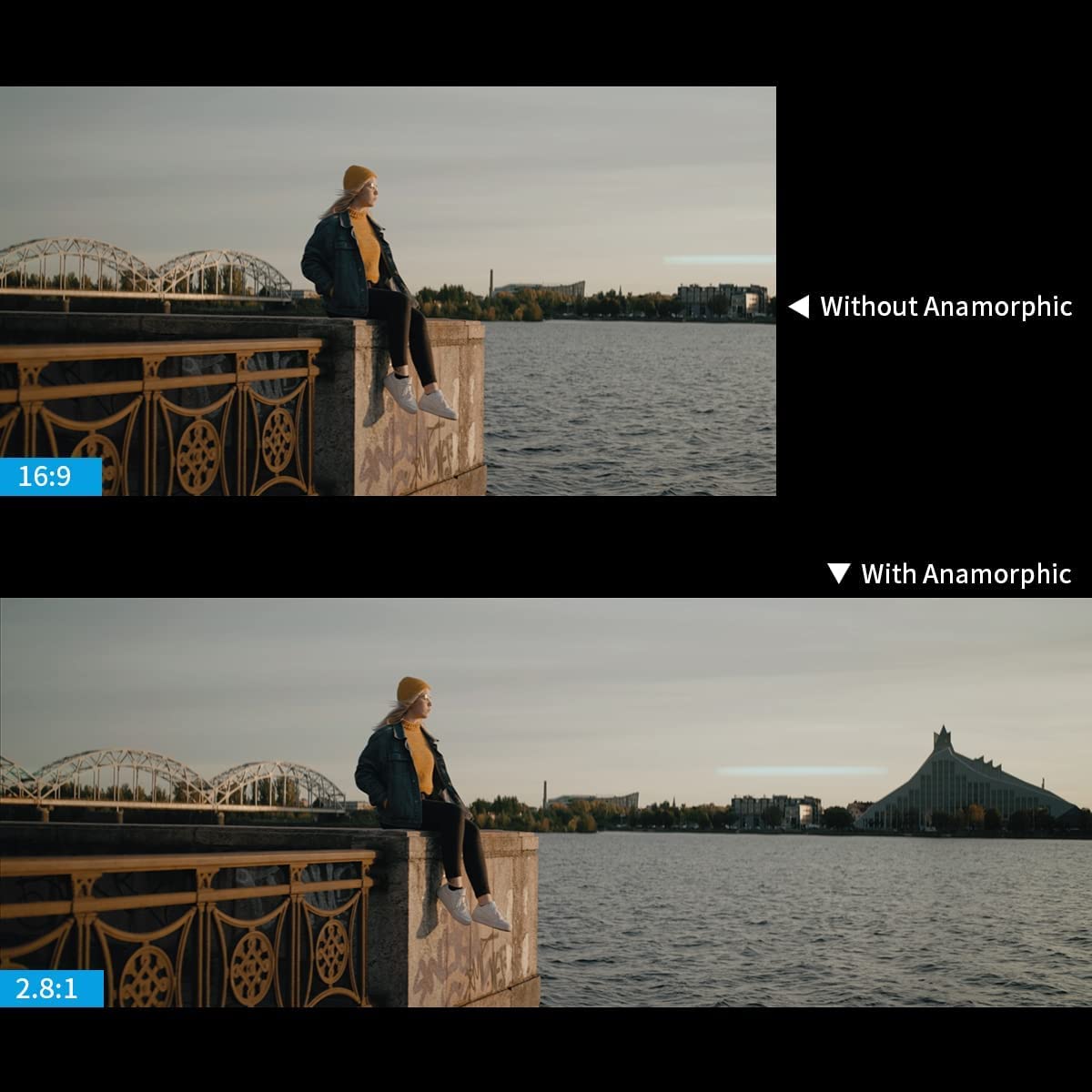 SIRUI Venus 50mm T2.9 1.6x anamorphotes Vollformat-Objektiv - for diverse Kameraanschlosse