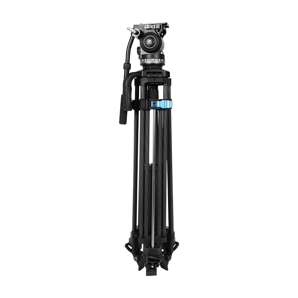 SQ75 Rapid System Heavy Duty Carbon Fiber Video Tripod Set with VHS-10 Professional Fluid Head