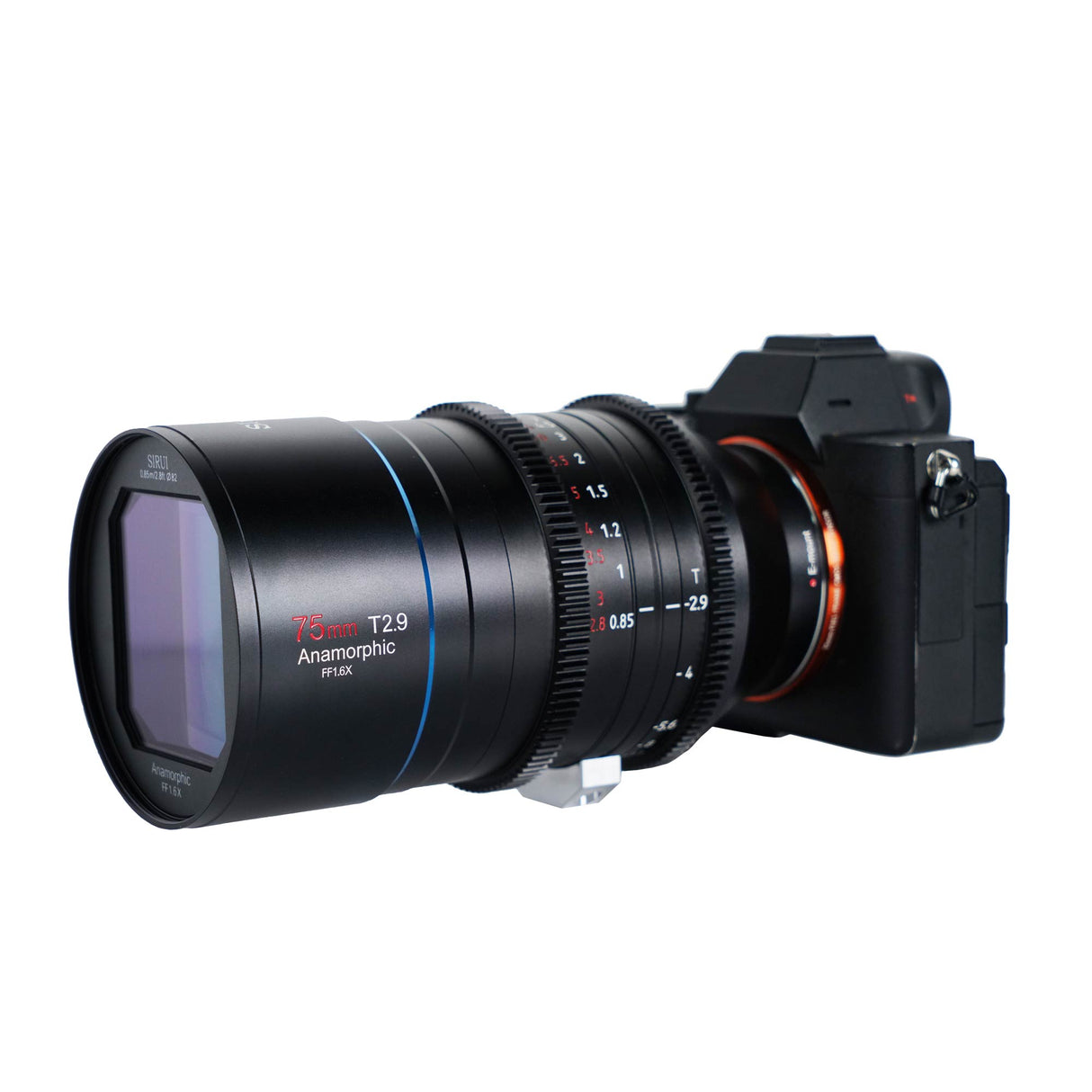 SIRUI Venus 75mm T2.9 1.6x anamorphotes objectif plein format - pour divers raccords de caméra