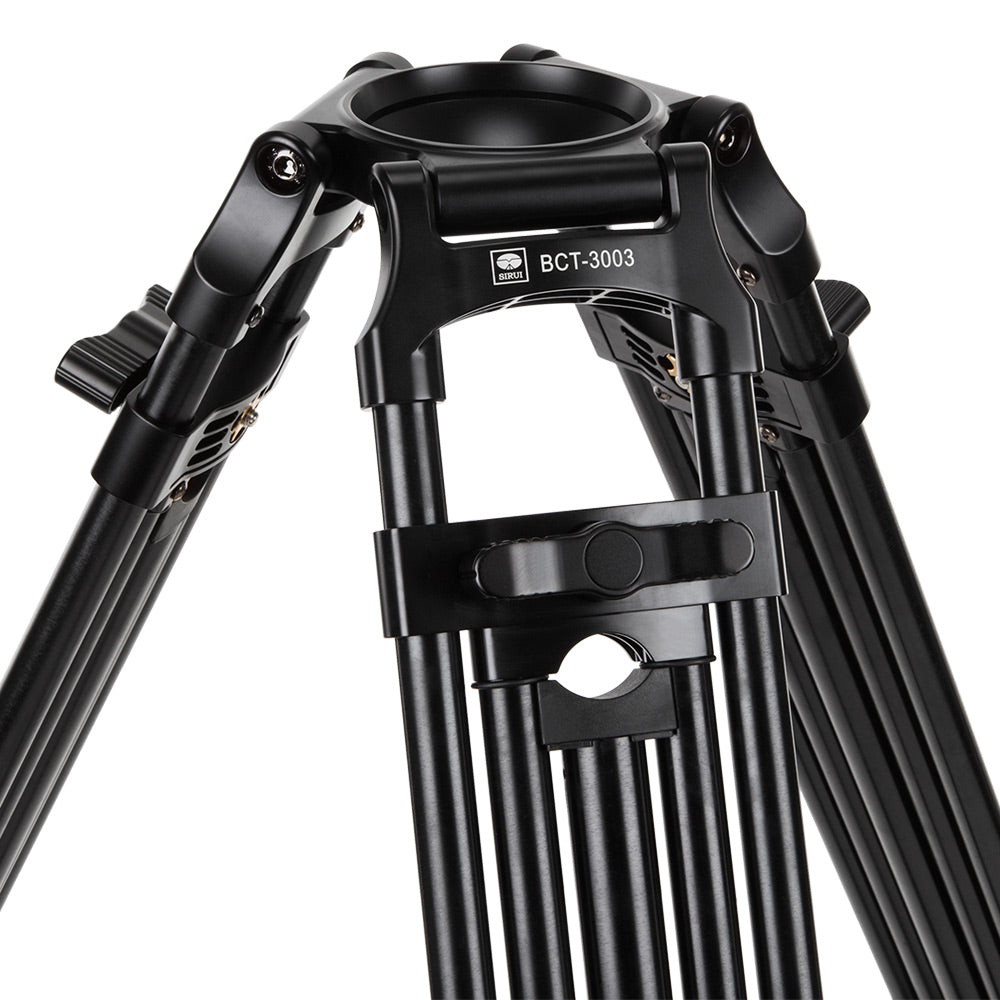 SIRUI BCT-3003 Broadcast - Trépied aluminium noir - Série BCT