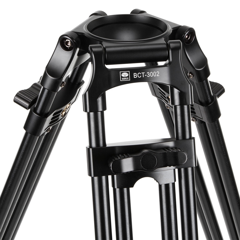 SIRUI BCT-3002 Broadcast - Trépied aluminium noir - Série BCT