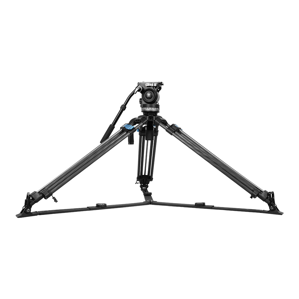SQ75 Rapid System Heavy Duty Carbon Fiber Video Tripod Set with VHS-10 Professional Fluid Head