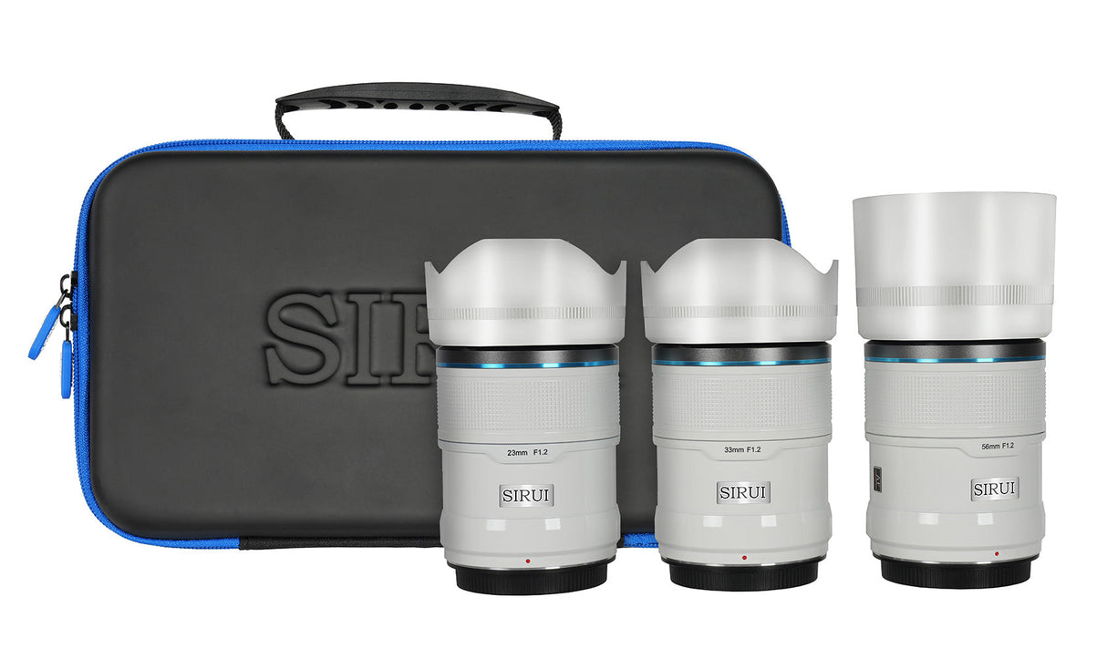B-WARE SIRUI Sniper Serie F1.2 APS-C Format Autofokus-Objektiv-Set B-WARE