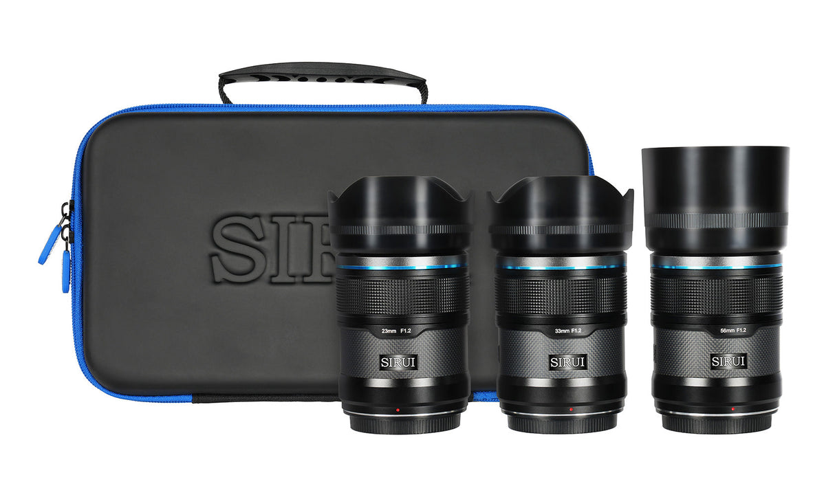 B-WARE SIRUI Sniper Serie F1.2 APS-C Format Autofokus-Objektiv-Set B-WARE
