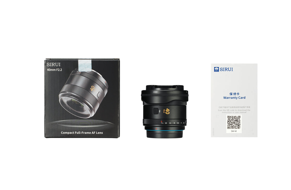 SIRUI Swift Serie 20mm F2.4 / 40mm F2.2 Vollformat-Autofokus-Objektiv