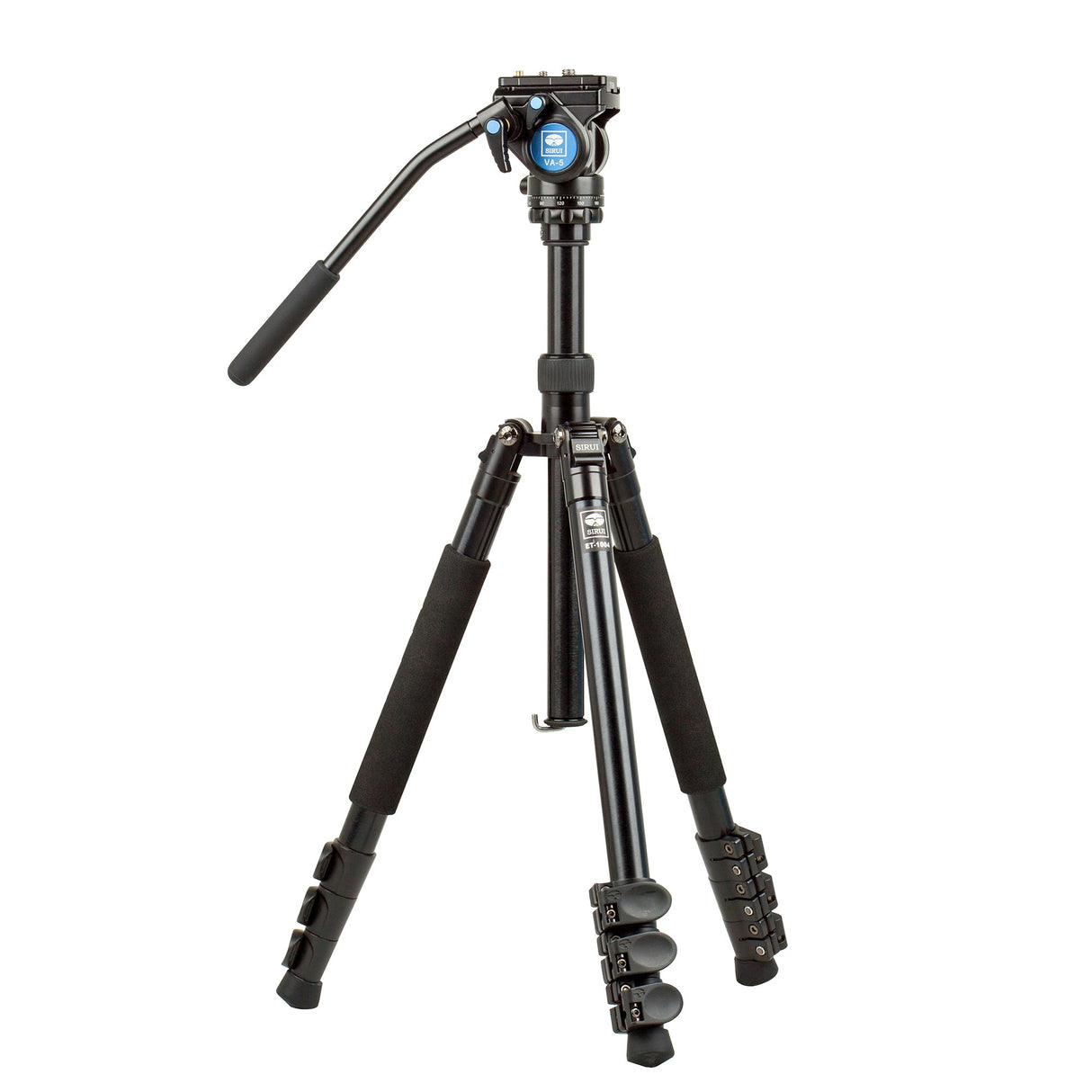SIRUI ET-1004 Easy Traveler - Trépied en aluminium à trois pieds avec tête vidéo VA-5