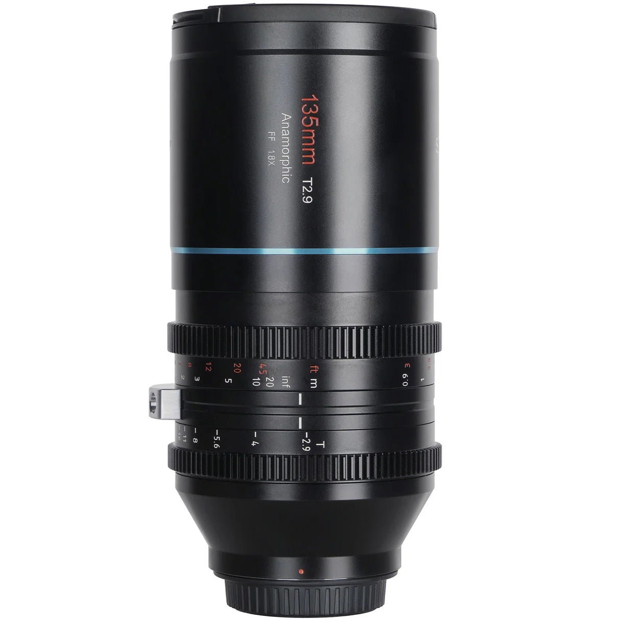 B-WARE SIRUI Venus Vollformat-Anamorphic-Kinoobjektiv B-WARE 135mm T2.9 lens side view image.