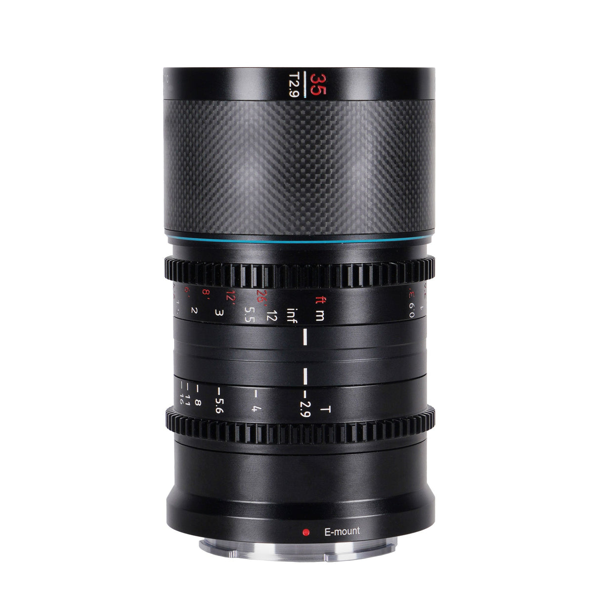 SIRUI Saturn 35mm T2.9 1.6x anamorphotes carbon full-frame lens - for various camera mounts