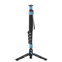 SIRUI P-325FS Carbon Einbeinstativ 140 cm mit Fliplocks + Standspinne