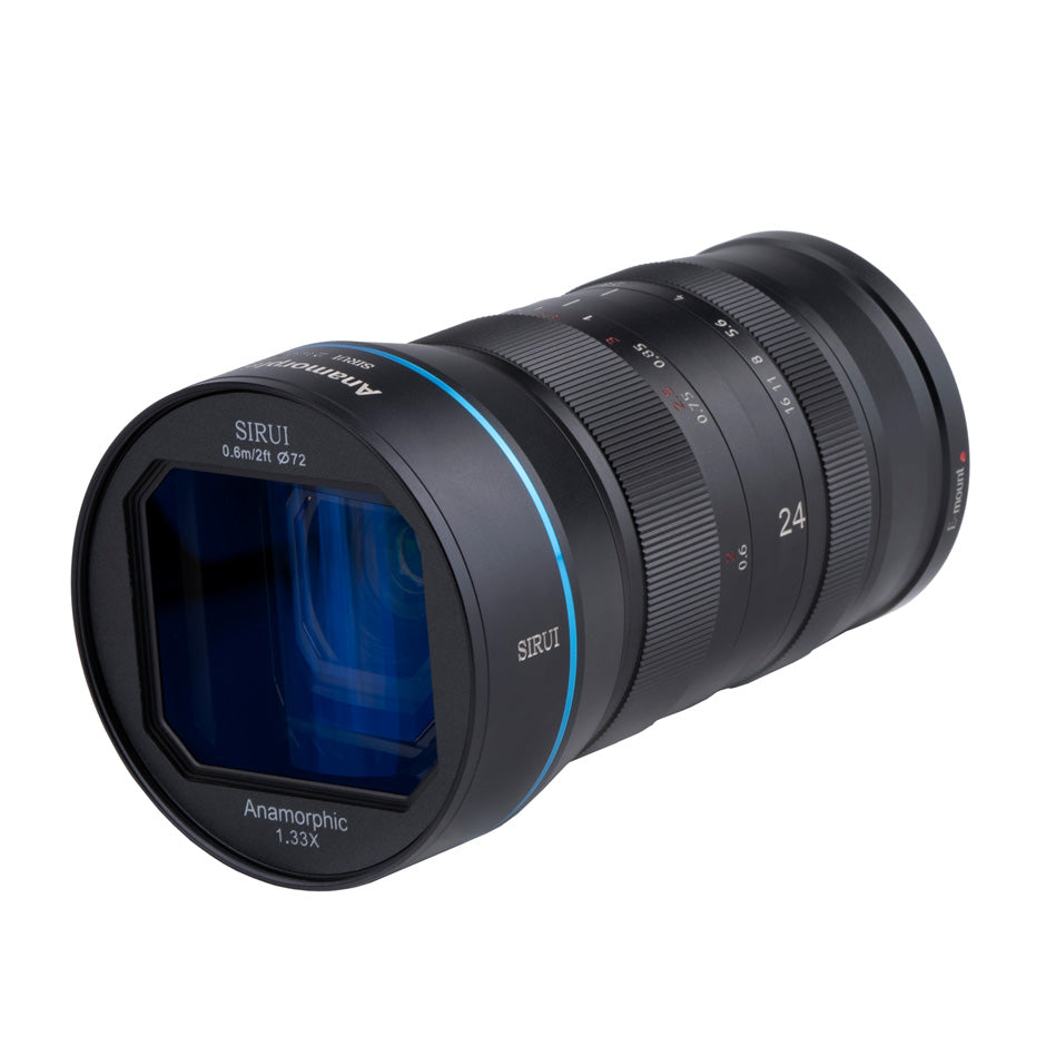 SIRUI シルイ　単焦点レンズ　24mm F2.8  Anamorphic Amazon | シルイ SIRUI 24mm F2.8 1.33× アナモルフィックレンズ