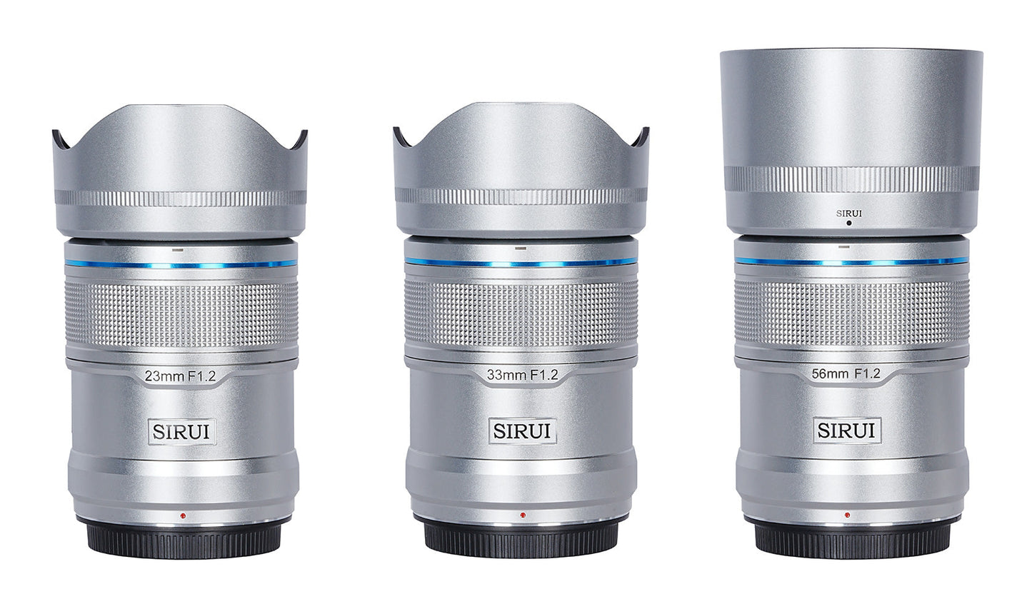 SIRUI Sniper Series F1.2 APS-C Frame Autofocus Lens Set