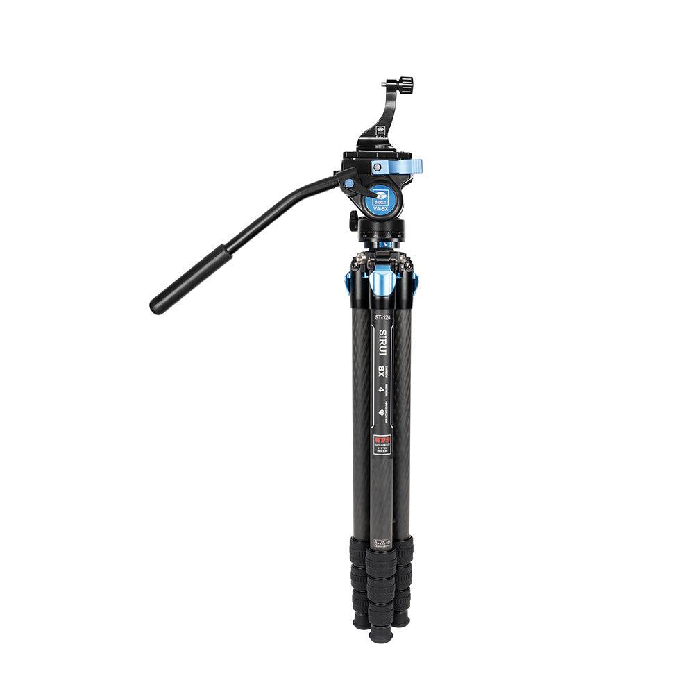 Kit trépied en fibre de carbone étanche SIRUI ST-124+VA-5X avec adaptateur trépied pour jumelles