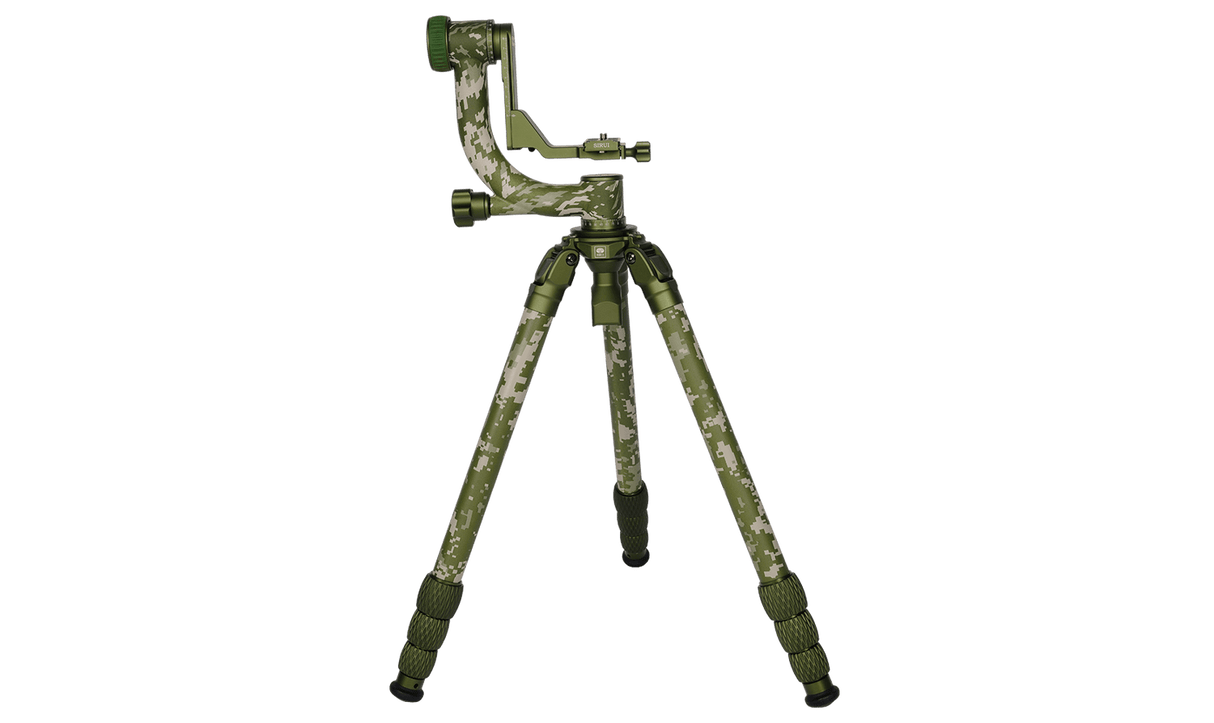 SIRUI 2-in-1 Explorer-Serie Camouflage Outdoor-Stativ-Set CT-3204+CH20