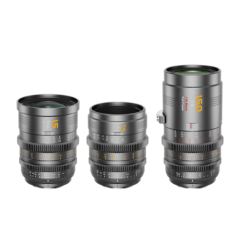 SIRUI Vision Prime 15/75/150 mm T1.4 Full-Frame Cine-Objektiv