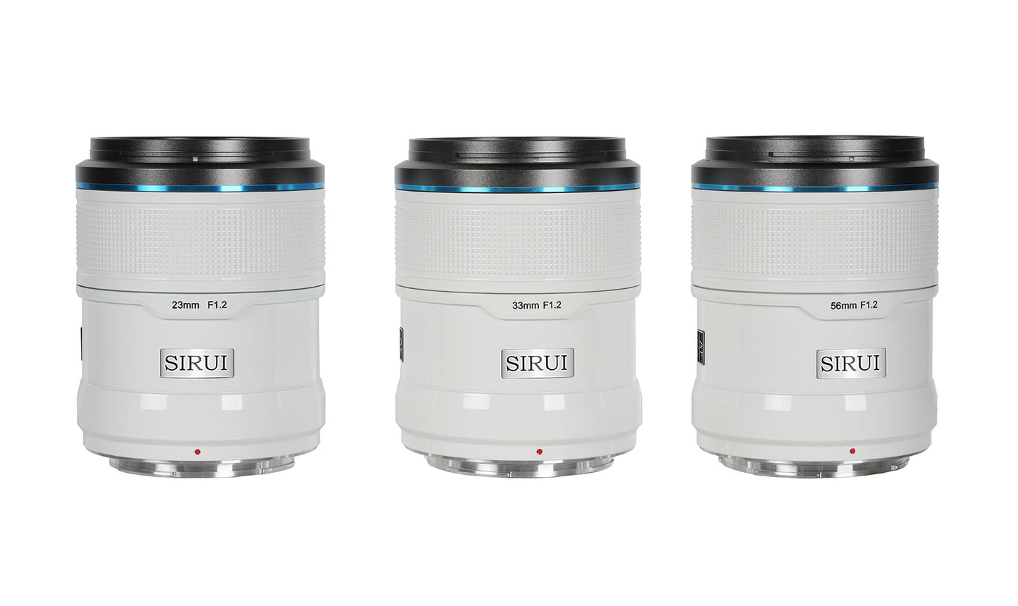 SIRUI Sniper Series F1.2 APS-C Frame Autofocus Lens Set