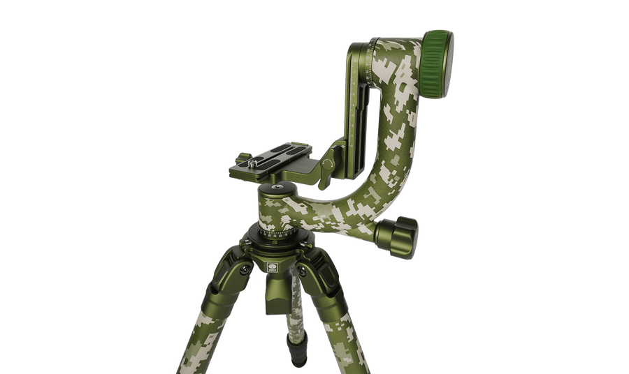 SIRUI 2-in-1 Explorer-Serie Camouflage Outdoor-Stativ-Set CT-3204+CH20