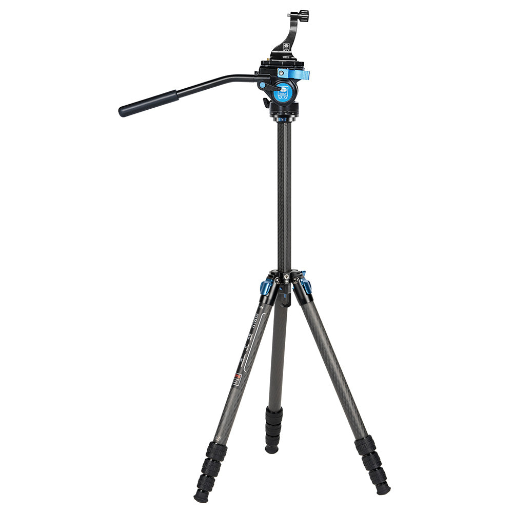 SIRUI ST 124+VA 5X Wasserdichtes Kohlefaser Stativ Kit mit Fernglas Stativadapter