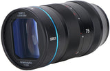 SIRUI SR75 75mm f1.8 Anamorphic APS-C lens 1.33x - for various camera attachments