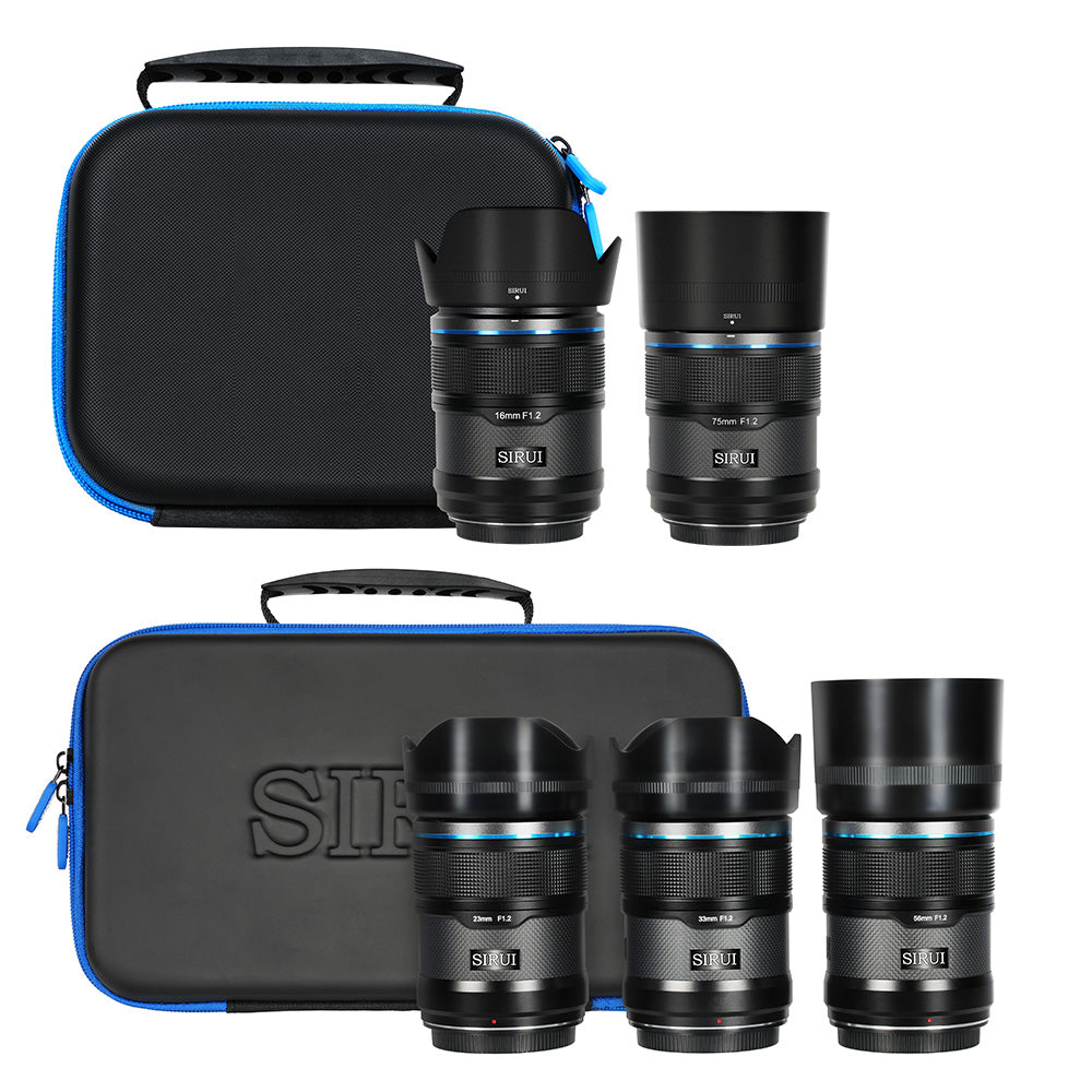 Ensemble d'objectifs à mise au point automatique avec cadre SIRUI Sniper Series F1.2 APS-C