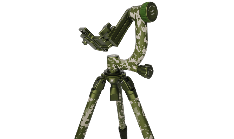 SIRUI 2-in-1 Explorer-Serie Camouflage Outdoor-Stativ-Set CT-3204+CH20