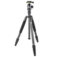 SIRUI AM-1204K Traveler - Trípode de tres patas / monopié carbono con cabezal K-10K - Set AM