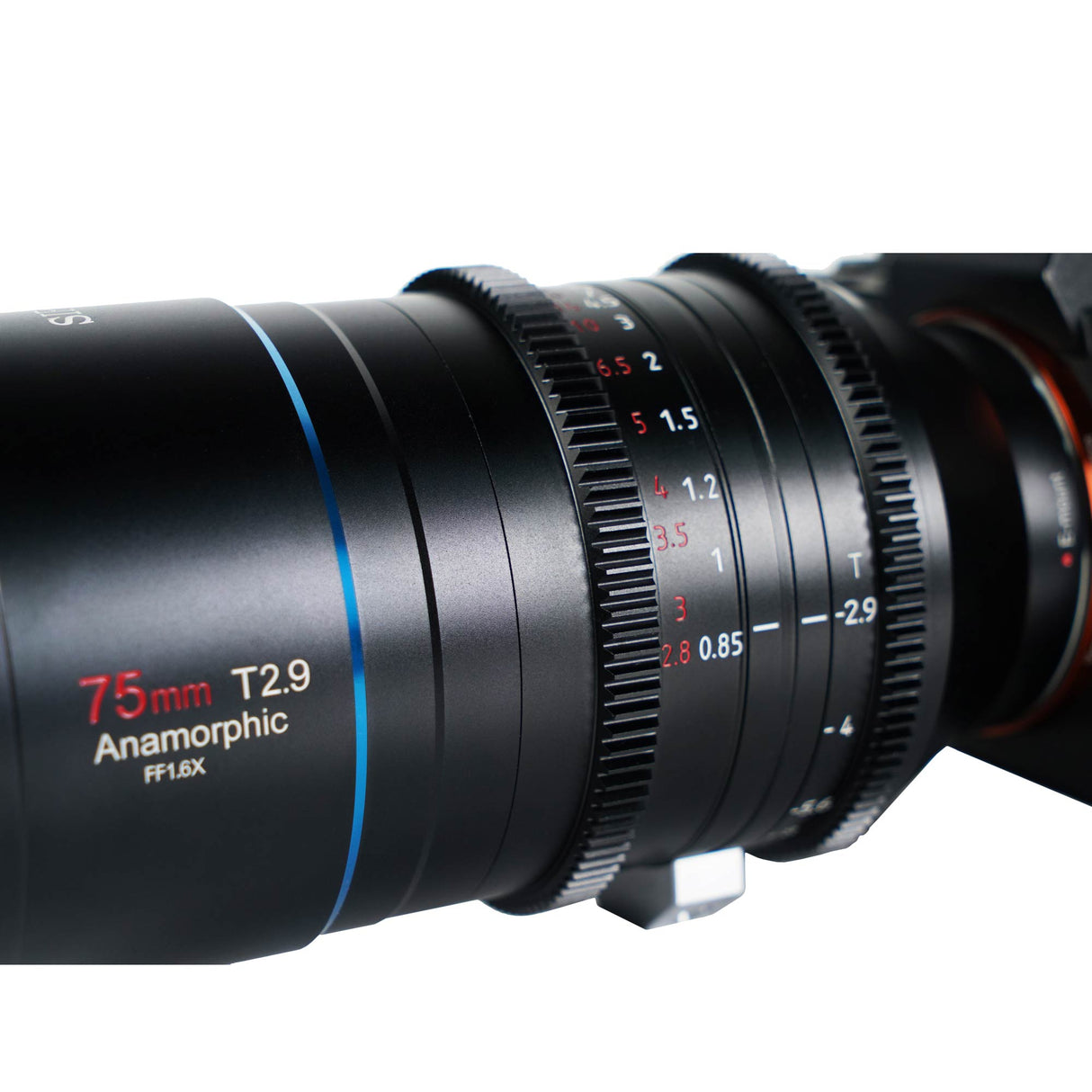 SIRUI Venus 75mm T2.9 1.6x anamorphic full format lens - for various camera connections