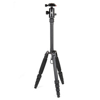 SIRUI AM-005K Traveler UltraLight - Trípode de aluminio negro con cabezal D-10K - Set AM0