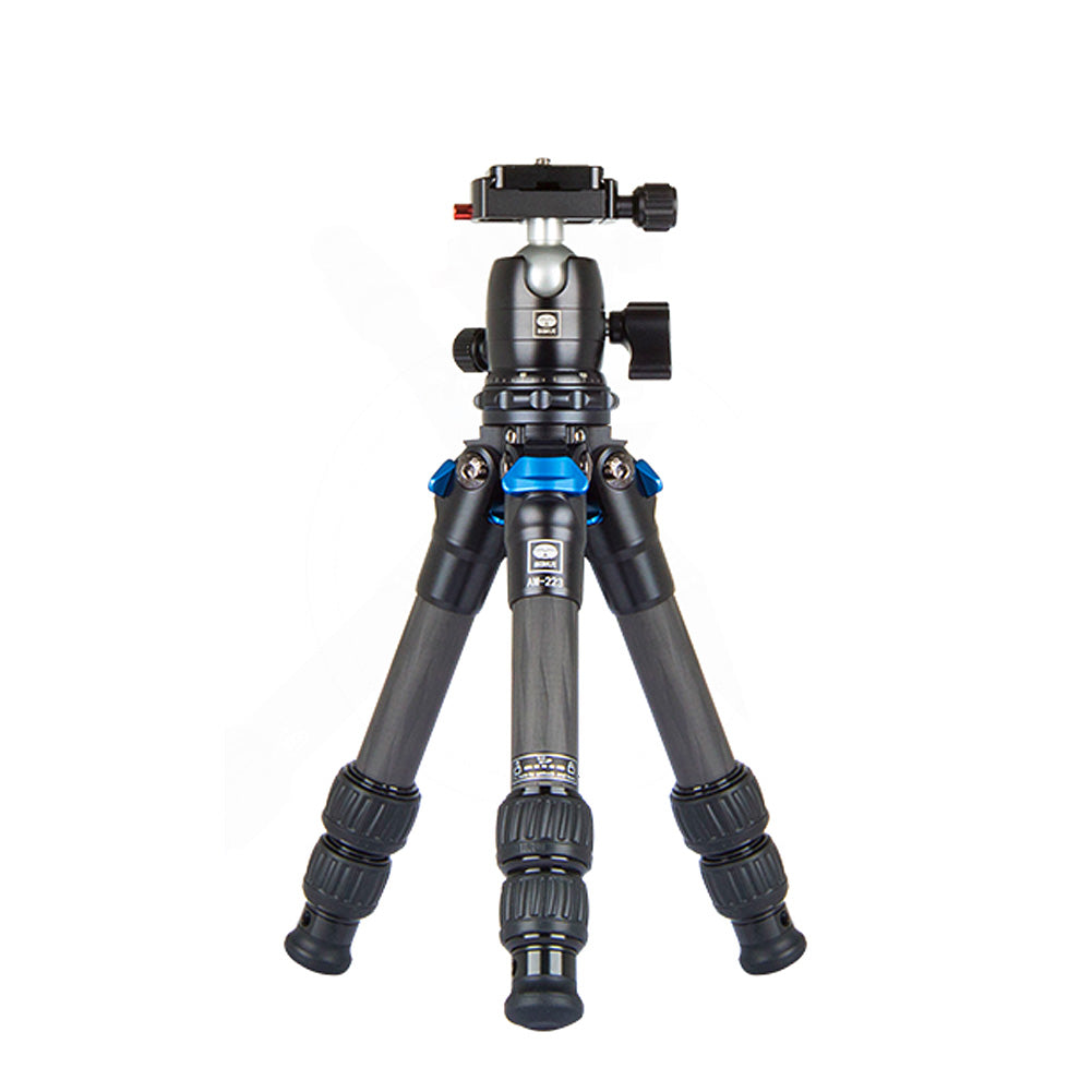 SIRUI AM203 Mini Stativ Kamera Klein Dreibein, Aluminium Ministativ  Tischstativ Mini Tripod mit 360 Panorama B-00K Kugelkopf für Kamera, Max  Höhe 