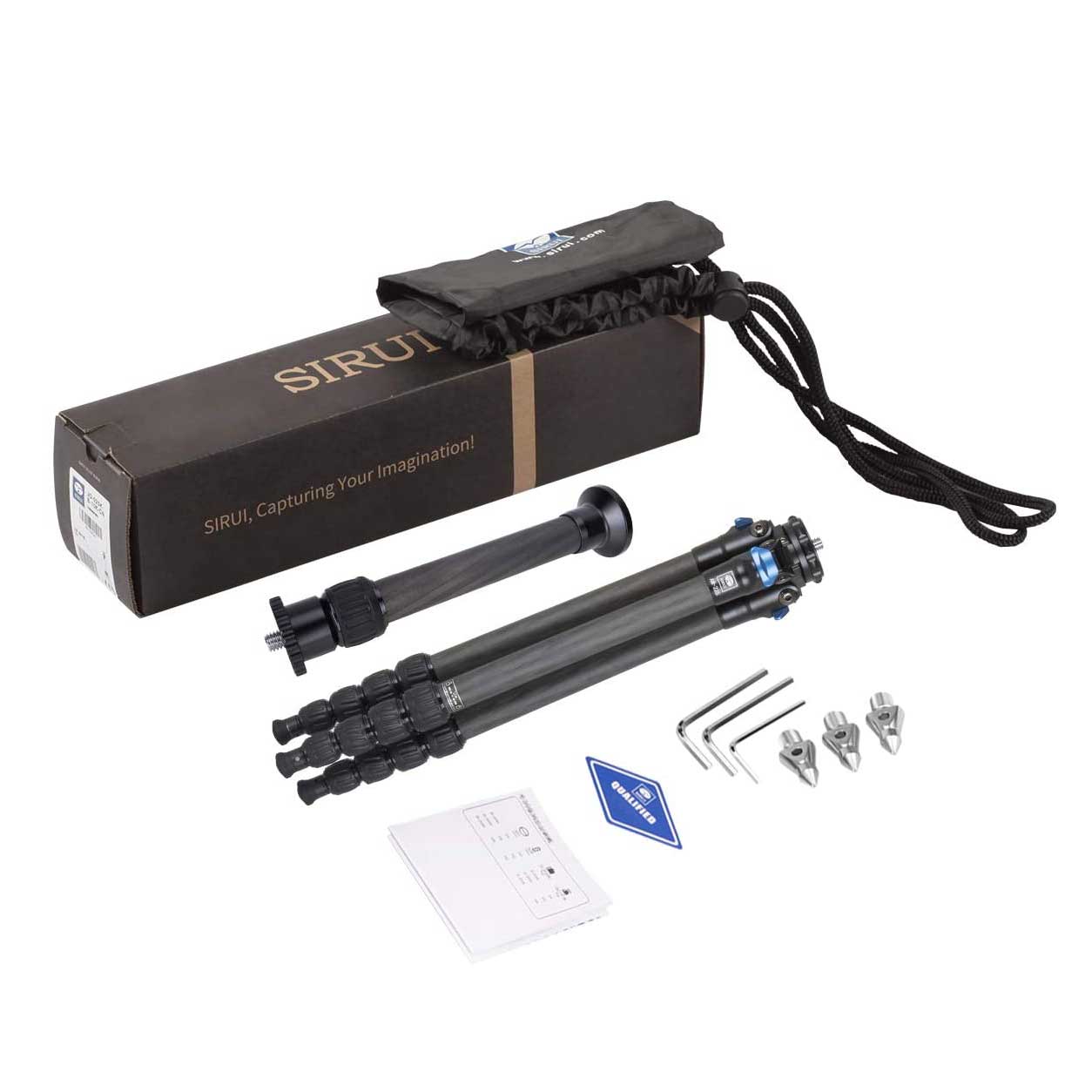 SIRUI AM-225 Travellegs tripod carbon with middle column SL SIRUI AM-225 Travellegs tripod carbon with middle column SL