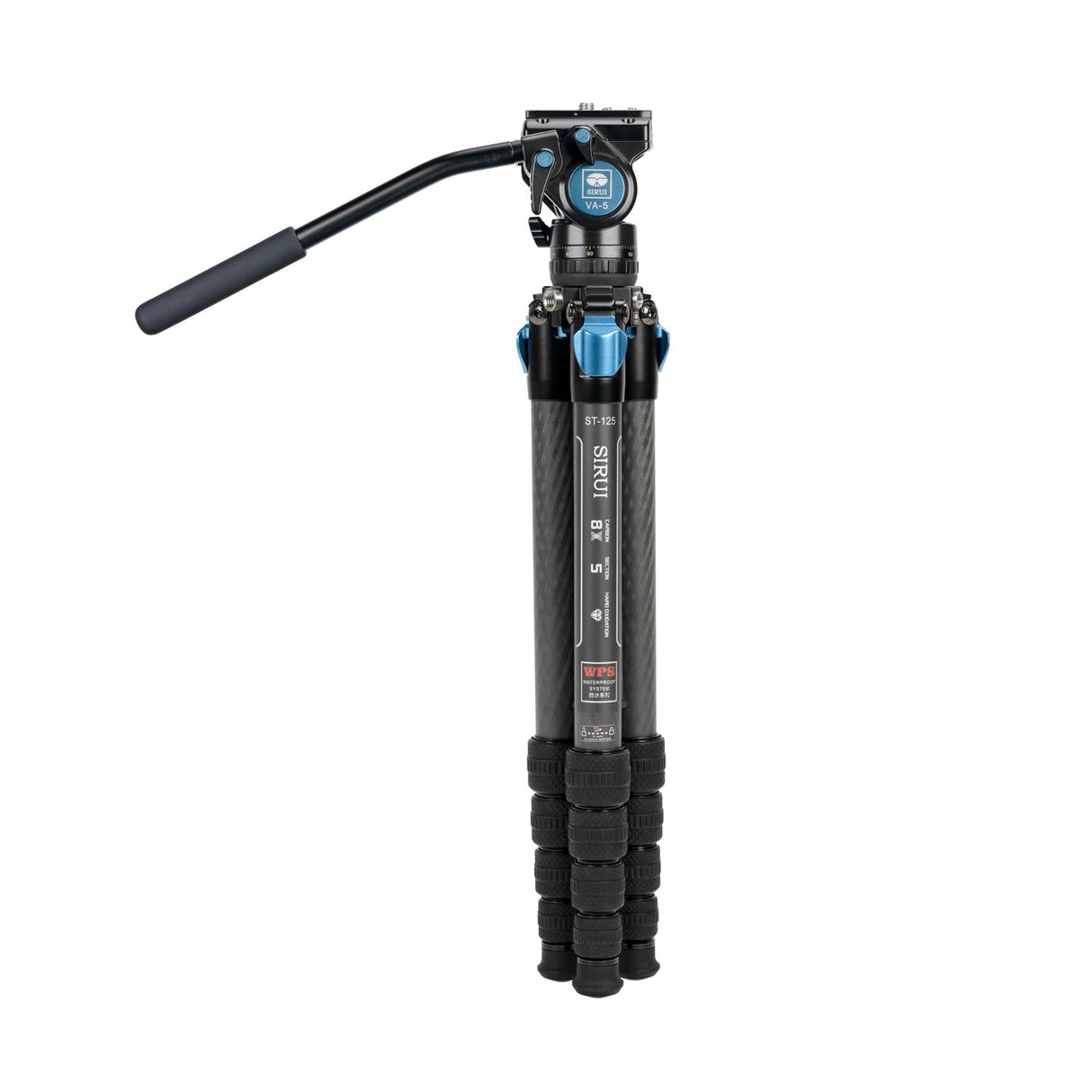 SIRUI ST-125 Superb Travel tripod carbon 158 cm with video head VA-5 - waterproof? ST series