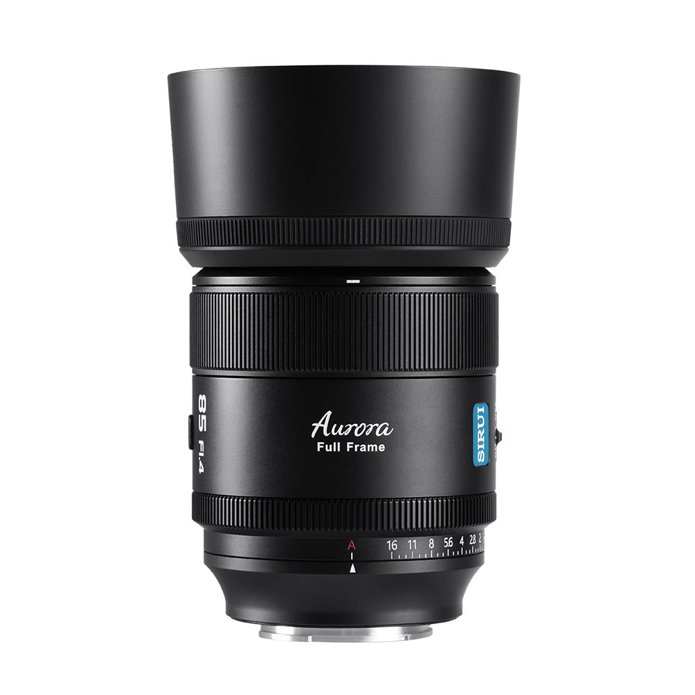SIRUI AURORA 85mm F1.4 ① Lente Sirui Aurora 85mm F1.4 para Sony E-mount Preta Autofoco