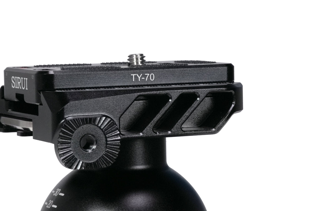 SIRUI BH-60 integrated 2-in-1 ball and fluid head for photo and video