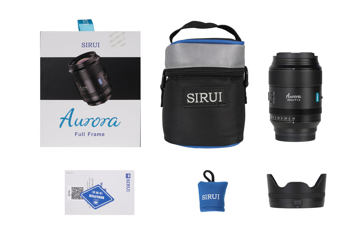 SIRUI AURORA Serie 35mm F1.4 Vollformat Autofokus Objektiv