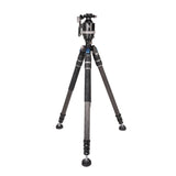 Ensemble trépied professionnel polyvalent SIRUI SVS60 + BH-60 avec tête intégrée à rotule et fluide