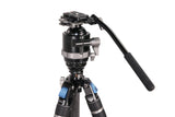 Ensemble trépied professionnel polyvalent SIRUI SVS60 + BH-60 avec tête intégrée à rotule et fluide