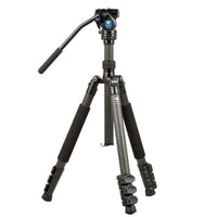 SIRUI ET-2204 Easy Traveler - Trípode de carbono con cabezal de video VA-5