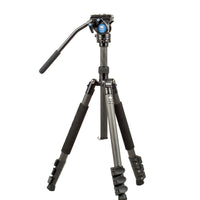 SIRUI ET-1204 Easy Traveler - Trípode de carbono con cabezal de vídeo VA-5
