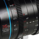 SIRUI Jupiter 3eR set 24mm/35mm/50mm T2 macro cine full frame lens