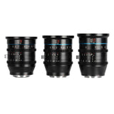 SIRUI Jupiter 3eR set 24mm/35mm/50mm T2 macro cine full frame lens